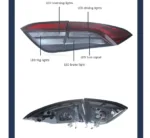 driving brake lights