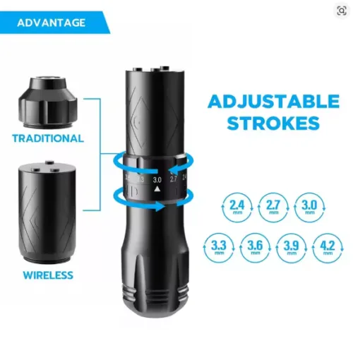 adjustable stroke tattoo pen