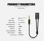 aux splitter cable