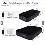 Best Car Mattress & Inflatable Camping Bed for SUV, Truck & Tent dimentions