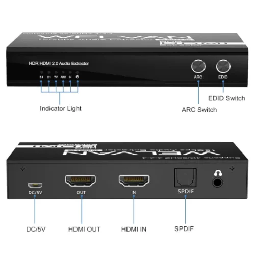 HDMI audio extractor