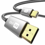 Silkland Mini DisplayPort to DisplayPort Cable 2m (4K@60Hz, 2K@144Hz), Monitor