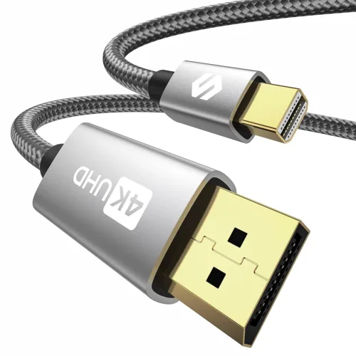 Silkland Mini DisplayPort to DisplayPort Cable 2m (4K@60Hz, 2K@144Hz), Monitor