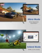 Silkland Mini DisplayPort to DisplayPort Cable 2m (4K@60Hz, 2K@144Hz), Monitor irror mode