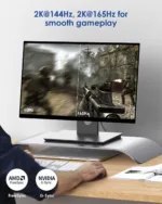 Silkland Mini DisplayPort to DisplayPort Cable 2m (4K@60Hz, 2K@144Hz), gaming