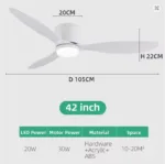 one speed ceiling fan