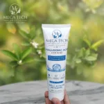 Acne Clear Face Wash Oil Control Face Wash for Clear & Glowing Skin Mega Tech Beauty Blue in green leaves