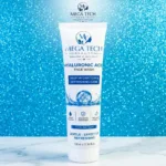 Acne Clear Face Wash Oil Control Face Wash for Clear & Glowing Skin Mega Tech Beauty Blue with Blue Background