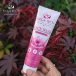 Acne Clear Face Wash Oil Control Face Wash for Clear & Glowing Skin Mega Tech Beauty pink nature