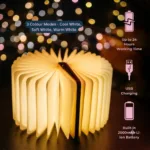 LED Book Night Light – Folding Wall Light & Profile Light Decor folding