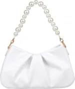 pearl chain handbag