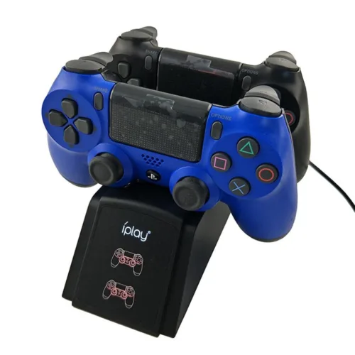 PS4 Controller Charger Price in Pakistan – Dual Charging Dock for DualShock controller installed front view