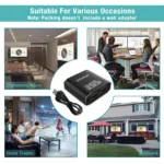 Techole 4K HDMI Splitter – Bi-Directional Aluminum HDMI Switcher (1 In 2 Out 2 In 1 Out) Suitable