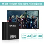 Techole 4K HDMI Splitter – Bi-Directional Aluminum HDMI Switcher (1 In 2 Out 2 In 1 Out) cartoons