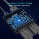 Techole 4K HDMI Splitter – Bi-Directional Aluminum HDMI Switcher (1 In 2 Out 2 In 1 Out) internals