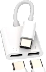 USB Type C Adapter – REMAX LC13 Dual Type-C Adapter for Charging & Audio