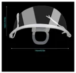 transparent face mask size