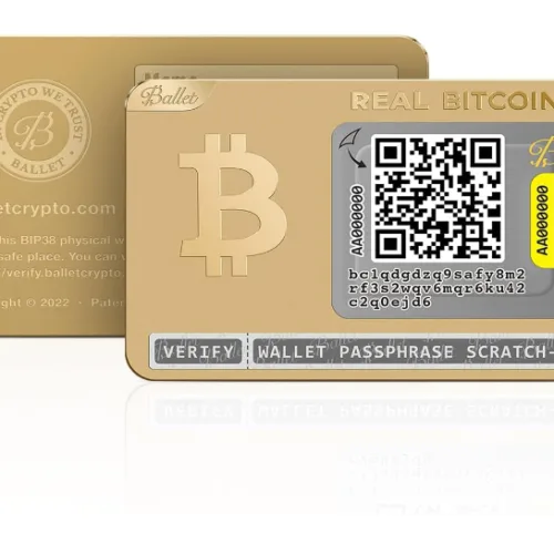Bitcoin cold storage