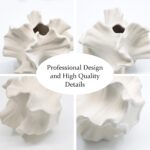 Ceramic Flower Shape Vase Set – Unique Decoration Piece for Home & Office design highlights