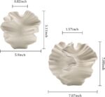 Ceramic Flower Shape Vase Set – Unique Decoration Piece for Home & Office size