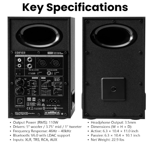 active studio monitors