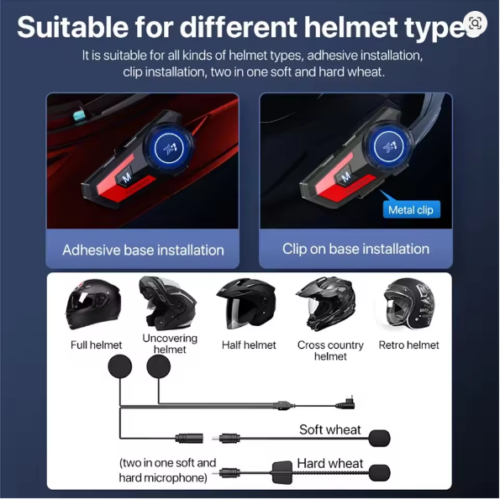 bike bluetooth headset