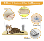 foldable cat window perch