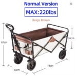 foldable beach trolley