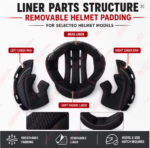 helmet cheek pads