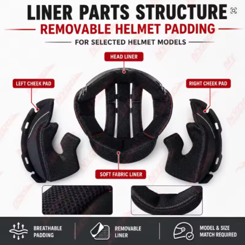helmet cheek pads